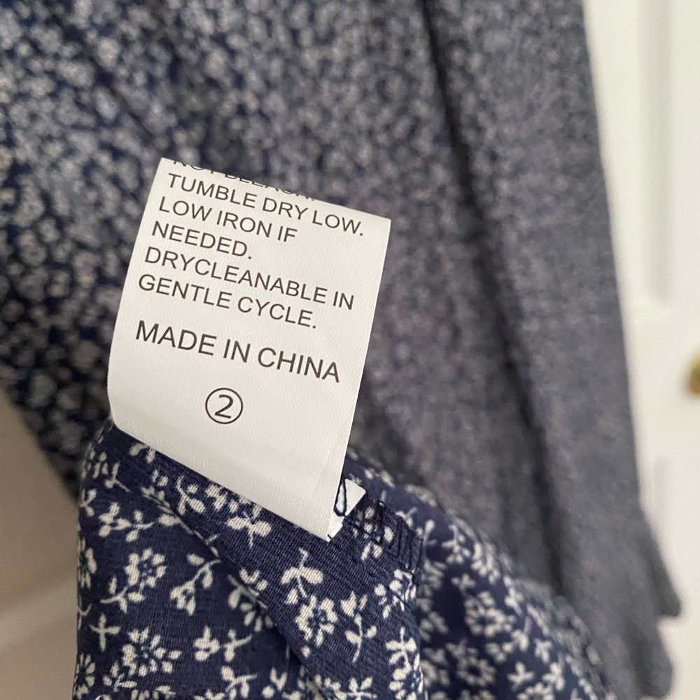Floral Navy Wrap Maxi Dress with Ruffle Hem - Picture 4 of 7